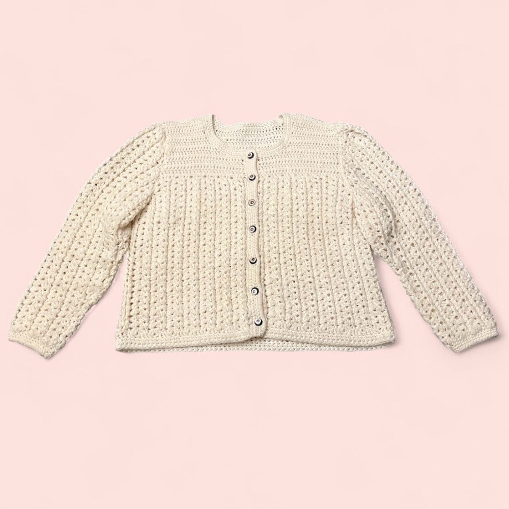 Cream Knit Cardigan